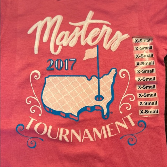Masters NWT Authentic Girls X-Small 2017 Pink Masters T-Shirt - Picture 5 of 5